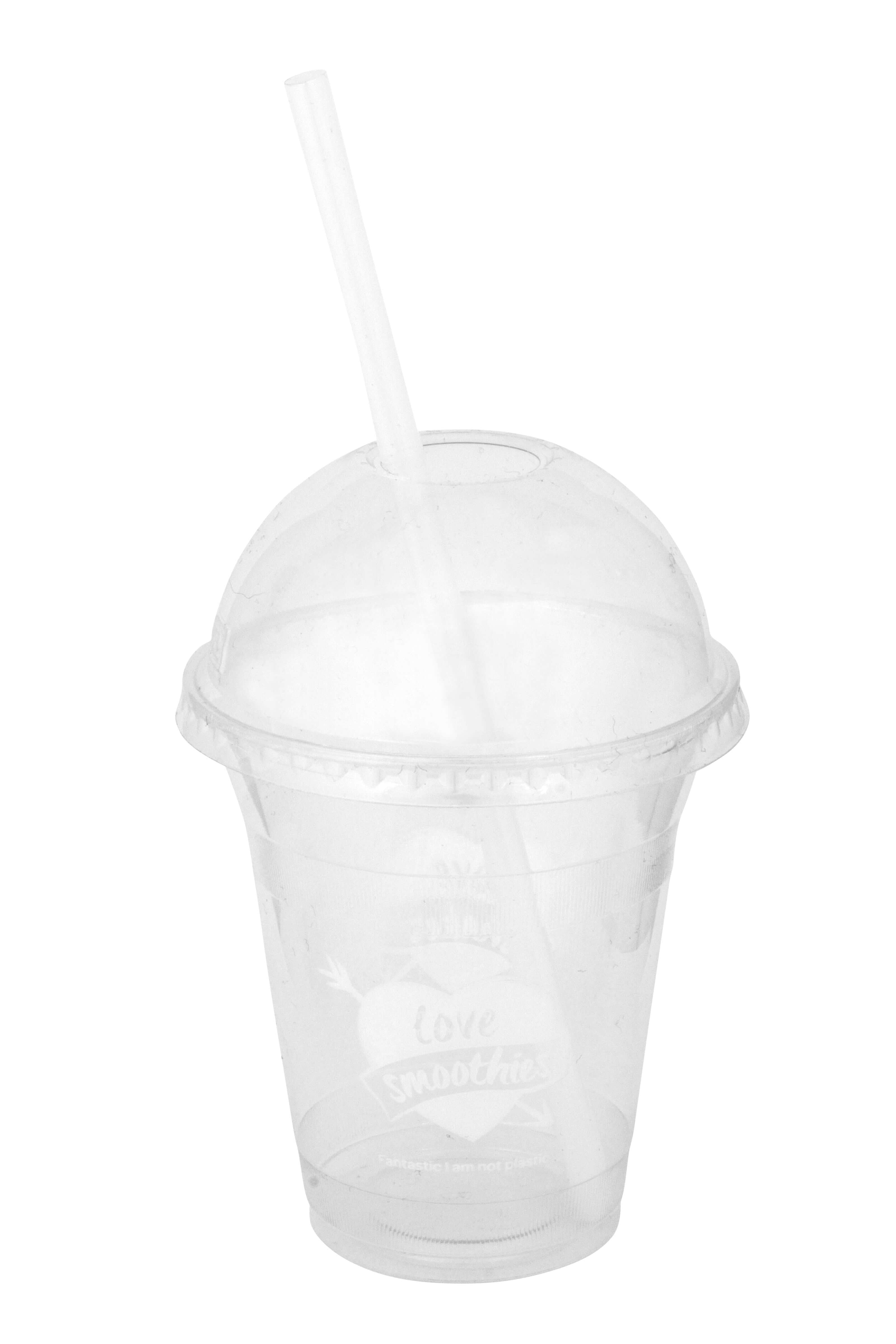 Love Smoothie cups, lids and straws: It’s now all about the corn starch!