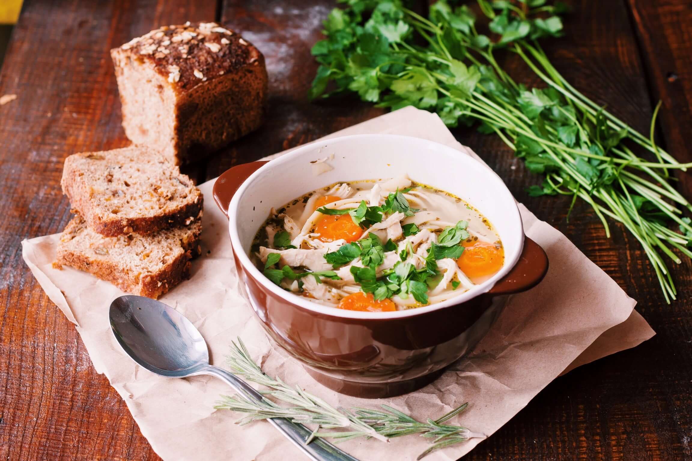 Leftover Chicken Soup Recipe