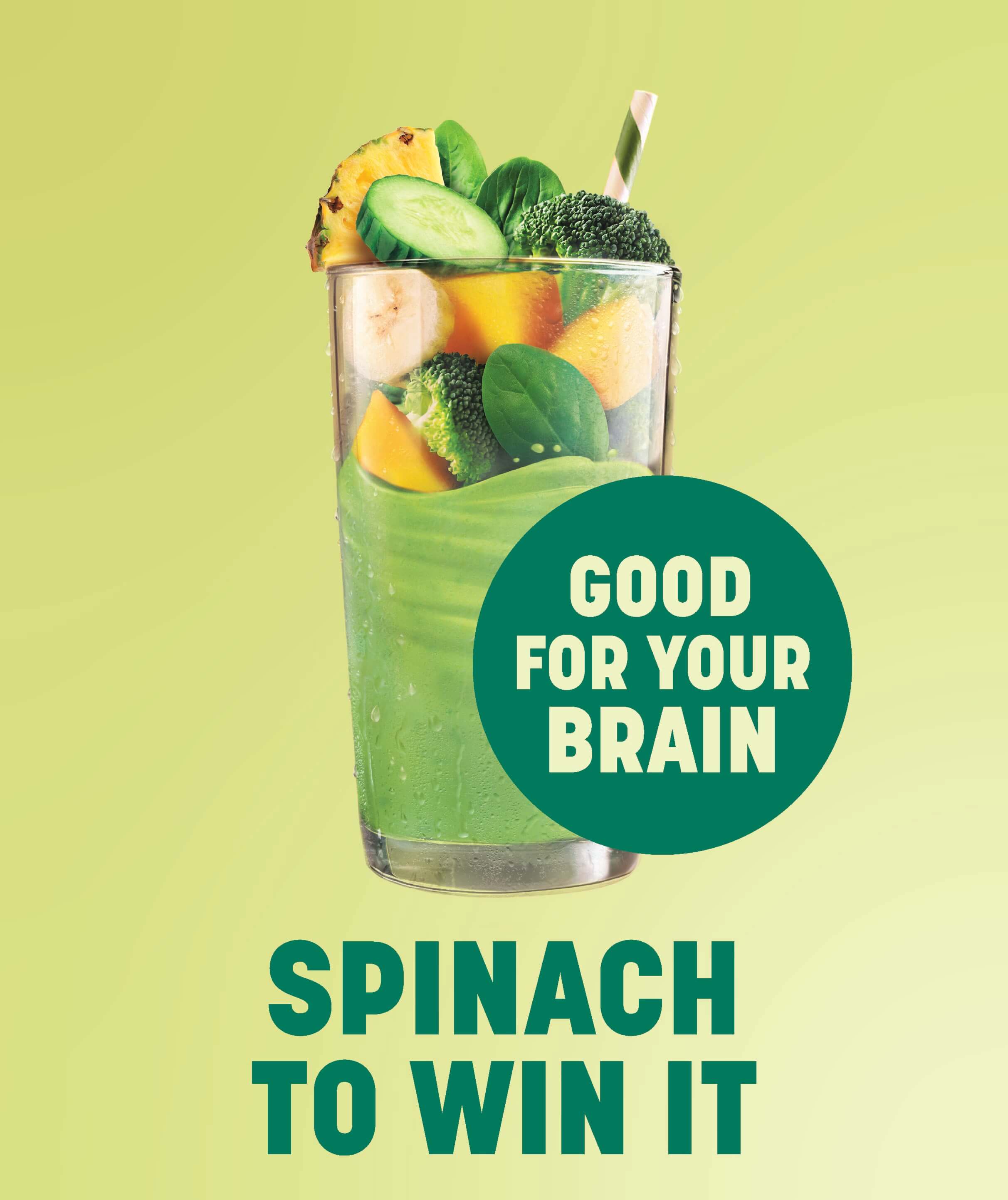 Spinach To Win It - Good for your brain