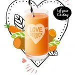 24 Carrot Gold Smoothie heart