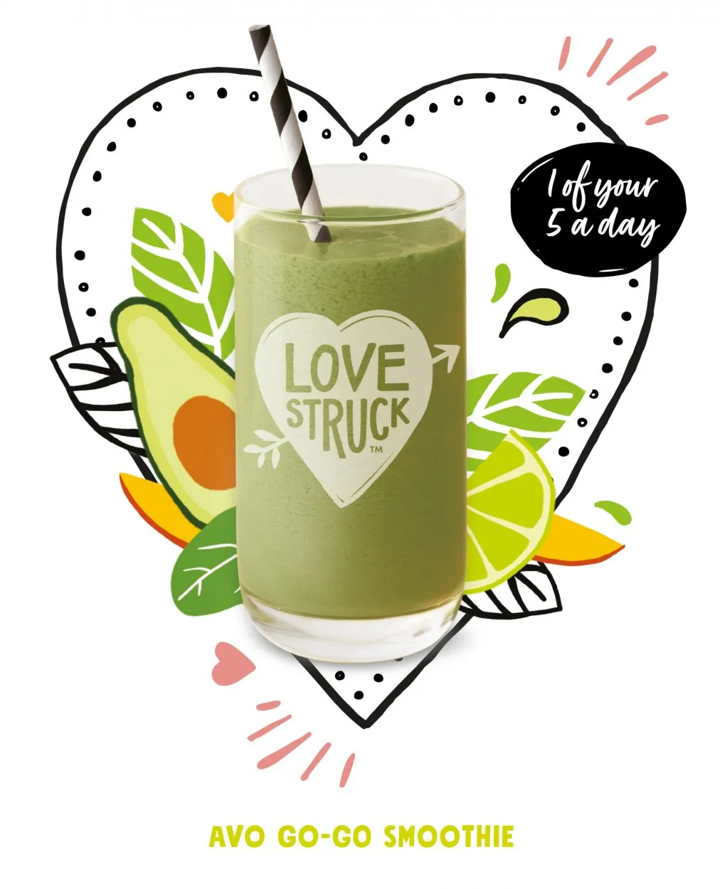 Spinach Avocado Smoothie Love Struck UK