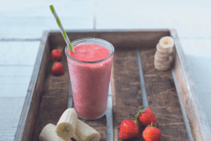 easy strawberry smoothie